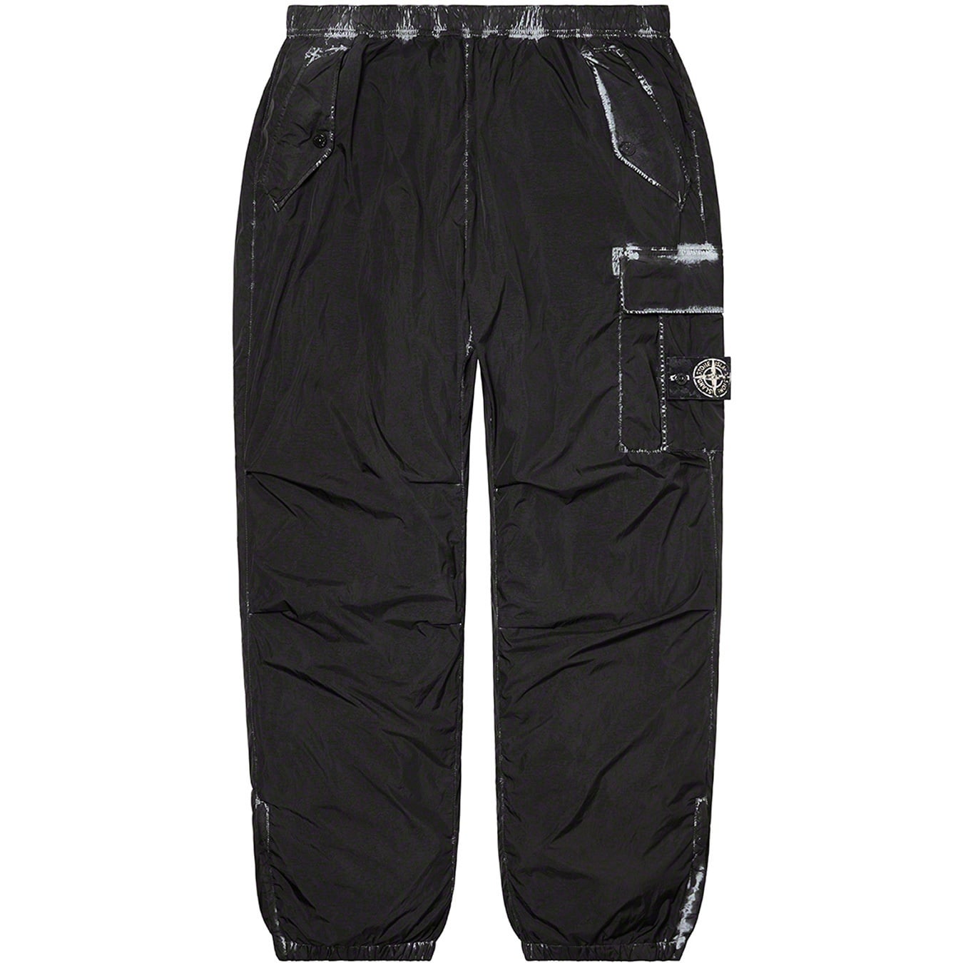 Supreme®/Stone Island® Painted Camo Nylon Cargo Pant view 12